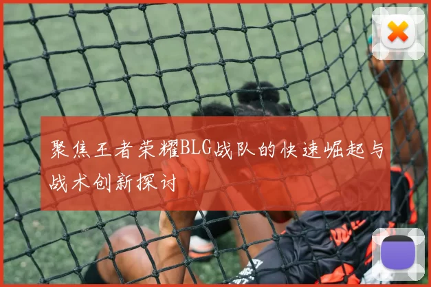聚焦王者荣耀BLG战队的快速崛起与战术创新探讨