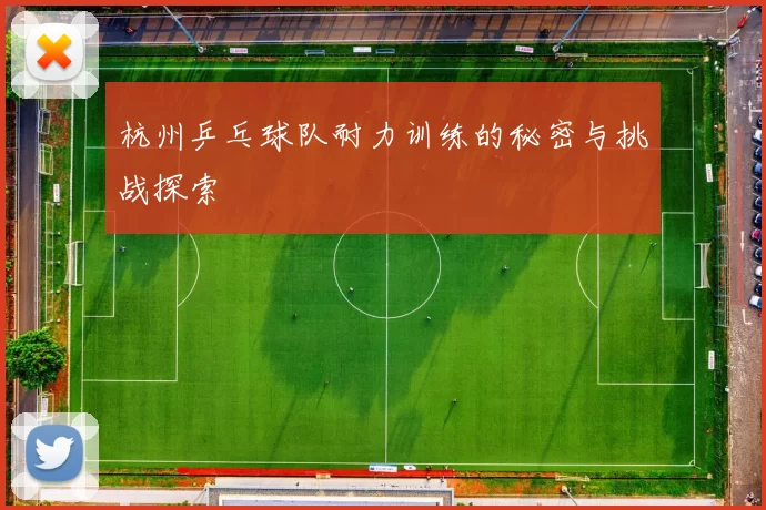 杭州乒乓球队耐力训练的秘密与挑战探索